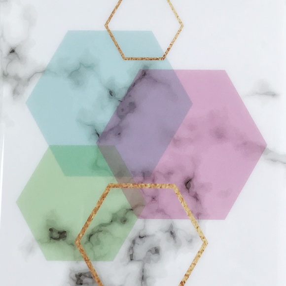 iPhone 7/8/7+/8+ Geometric Marble Phone Case - Picture 2 of 3